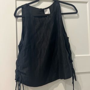Anthropologie black tank top